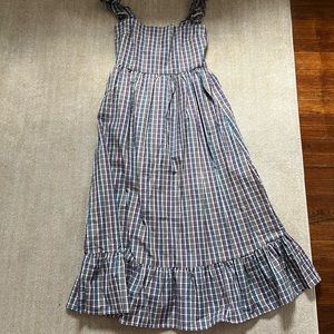 Rainbow gingham dress